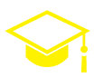 Ilustração de um capelo na cor amarela
