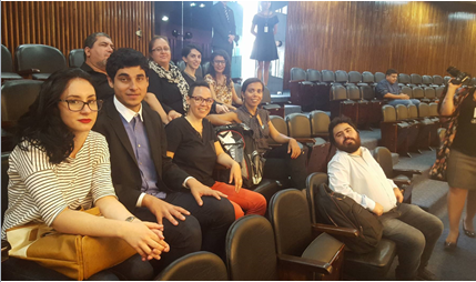 Integrantes da visita na ALEP