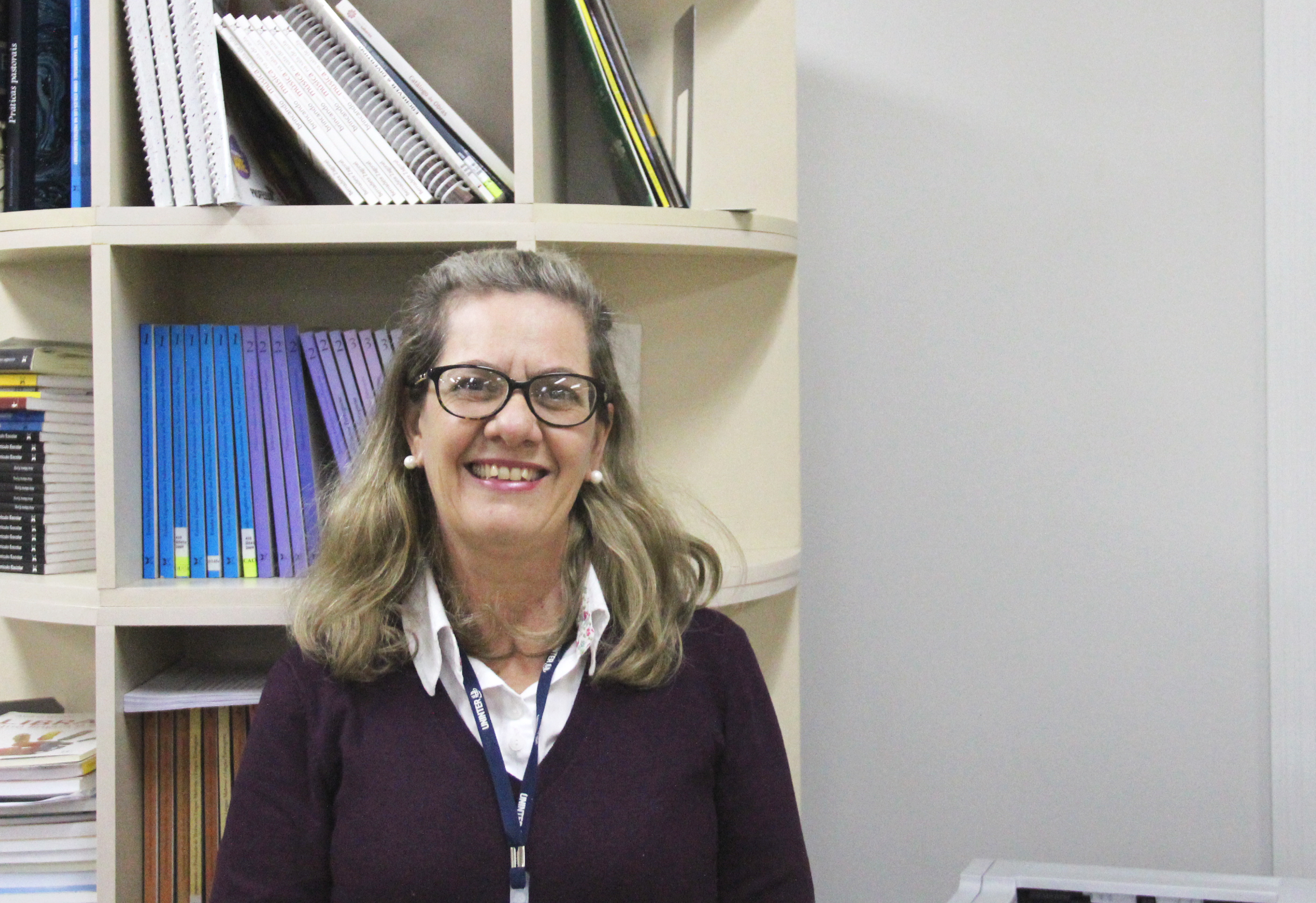 Professora Ivana Busato, coordenadora do curso de Gestão em Saúde Pública