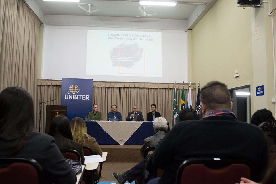 Banca de apresentação do I Seminário de Pesquisa em Comunicação