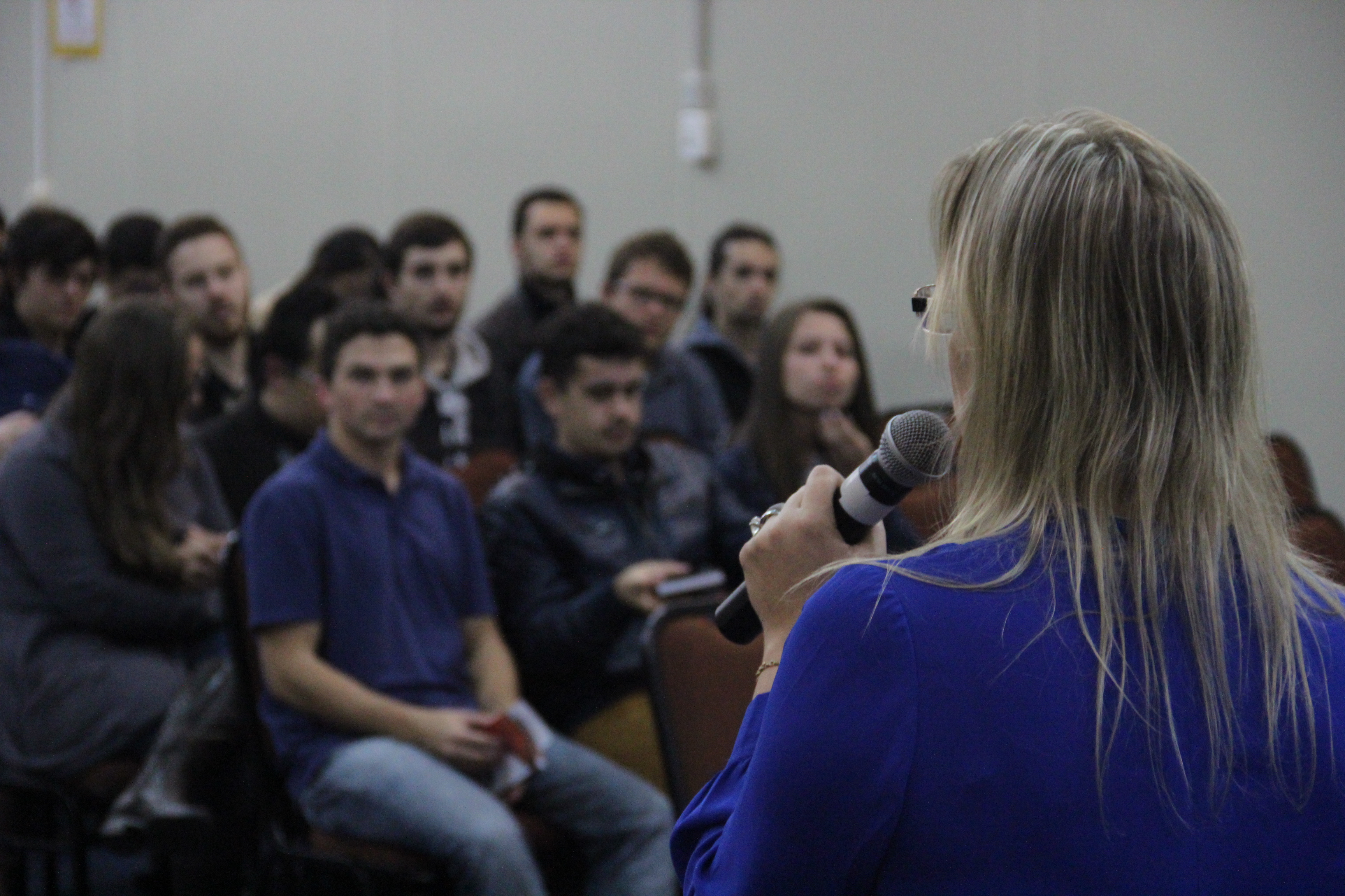 Professora e plateia