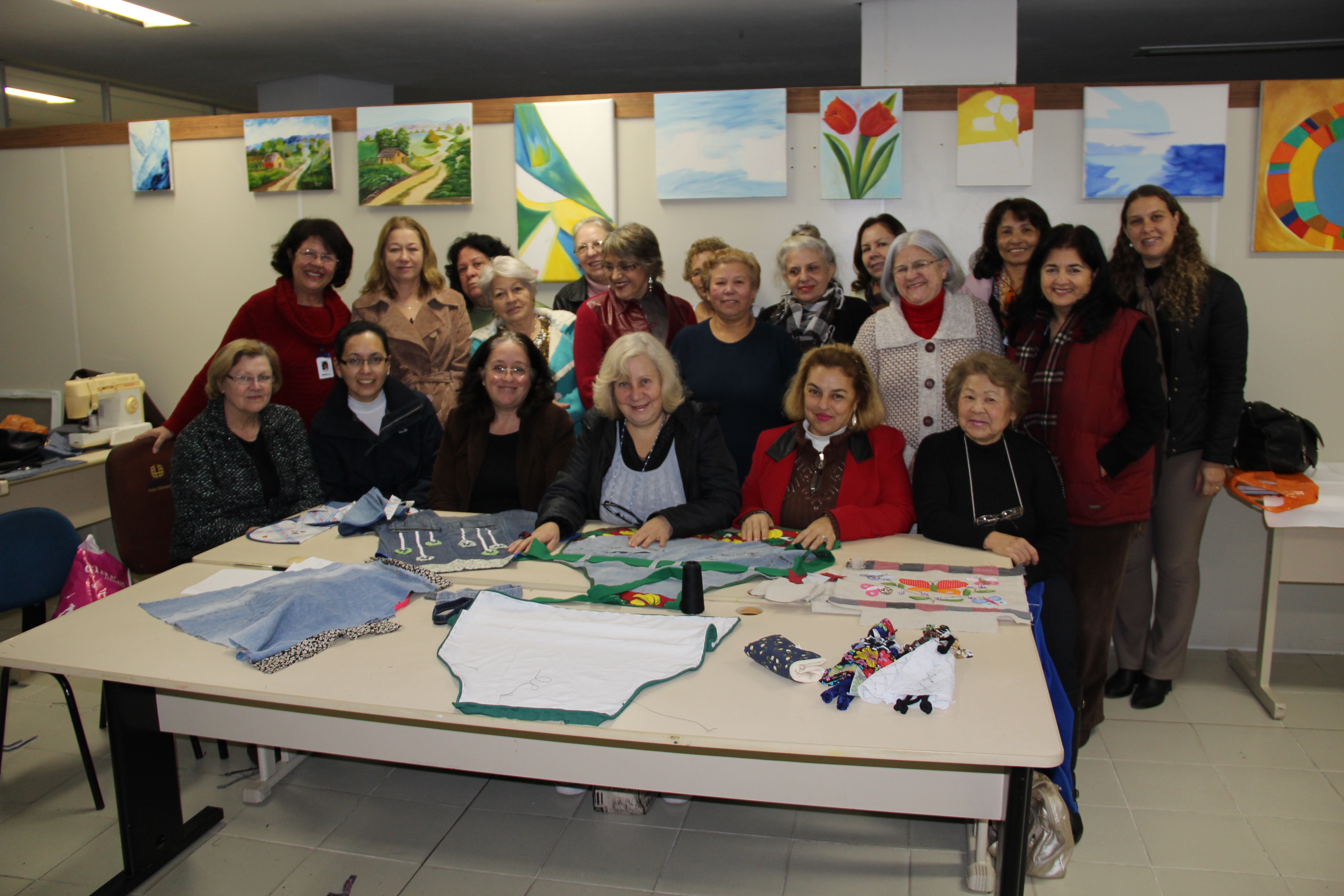 Participantes do projeto Fazendo Renda