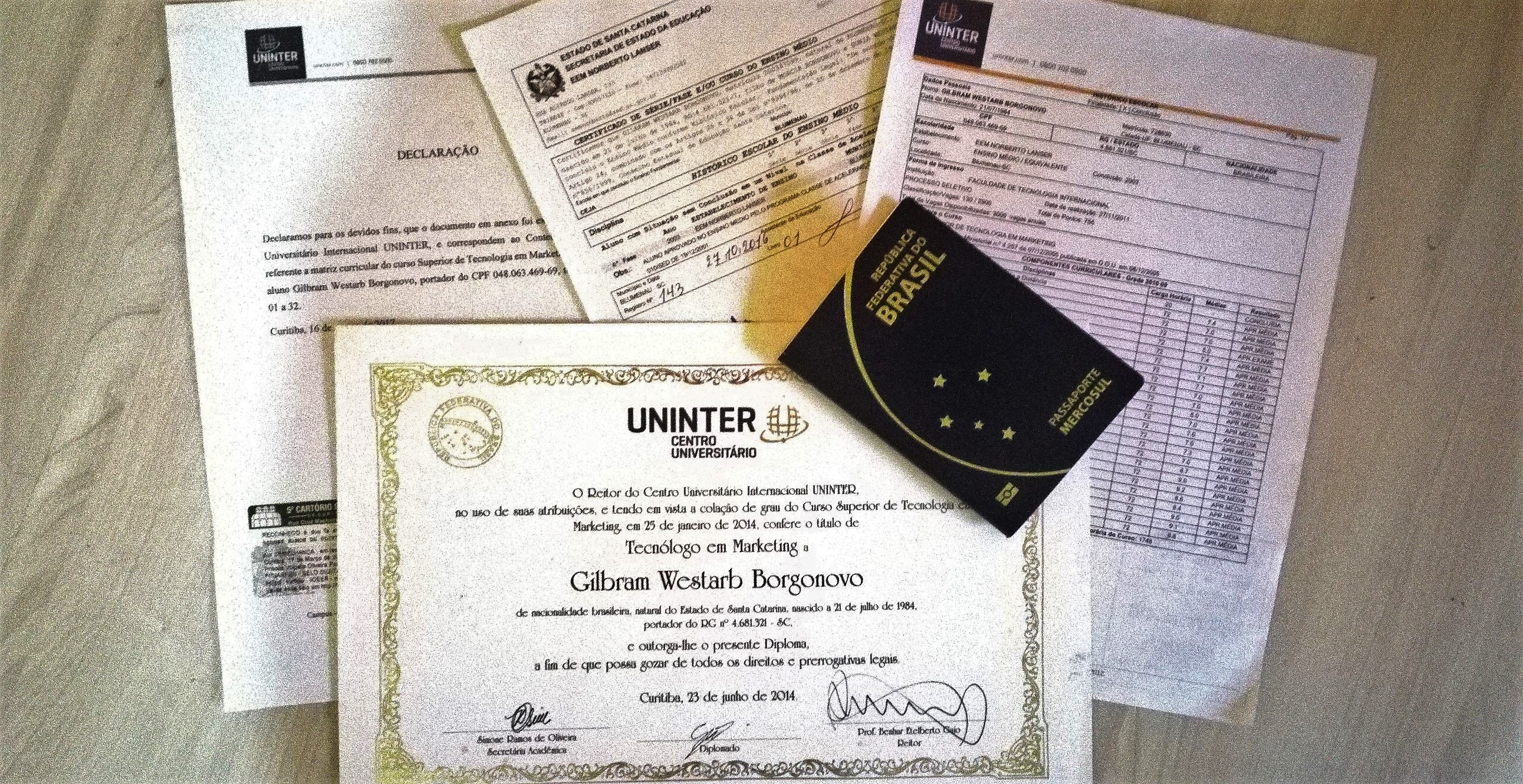 Itália convalida diploma de aluno de Marketing EAD da Uninter UNINTER NOTÍCIAS Itália convalida diploma de aluno de Marketing EAD da Uninter UNINTER NOTÍCIAS