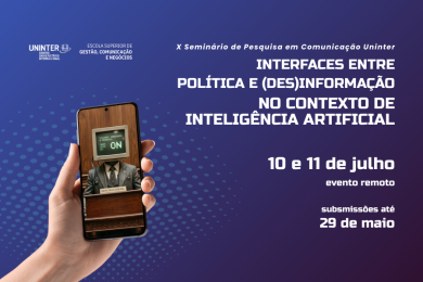 Seminário de Pesquisa em Comunicação discute política, desinformação e inteligência artificial